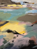 50 x 100 cm, Unikat, 'Nordische Landschaft' (RLD23-628) - Acrylgemälde von Regina Lord