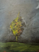 50 x 50 cm, Unikat, 'Gewitter' (RLD23-629) - Acrylgemälde von Regina Lord