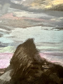 50 x 50 cm, Unikat, 'Föhn im Gebirge' (RLD23-630) - Acrylgemälde von Regina Lord