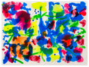 50 x 70 cm, Unikat, 'Blumenwiese' (HW1-841) -  von Hagen Wieland