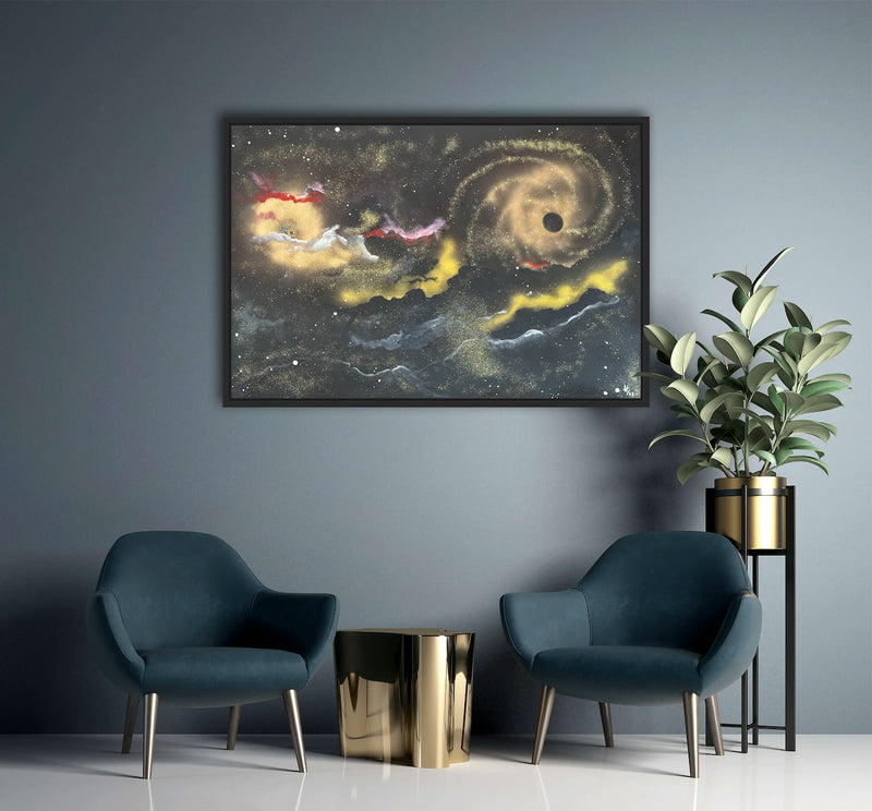 80 x 120 cm, Unikat, 'Andromeda' (HW1-563) -  von Hagen Wieland