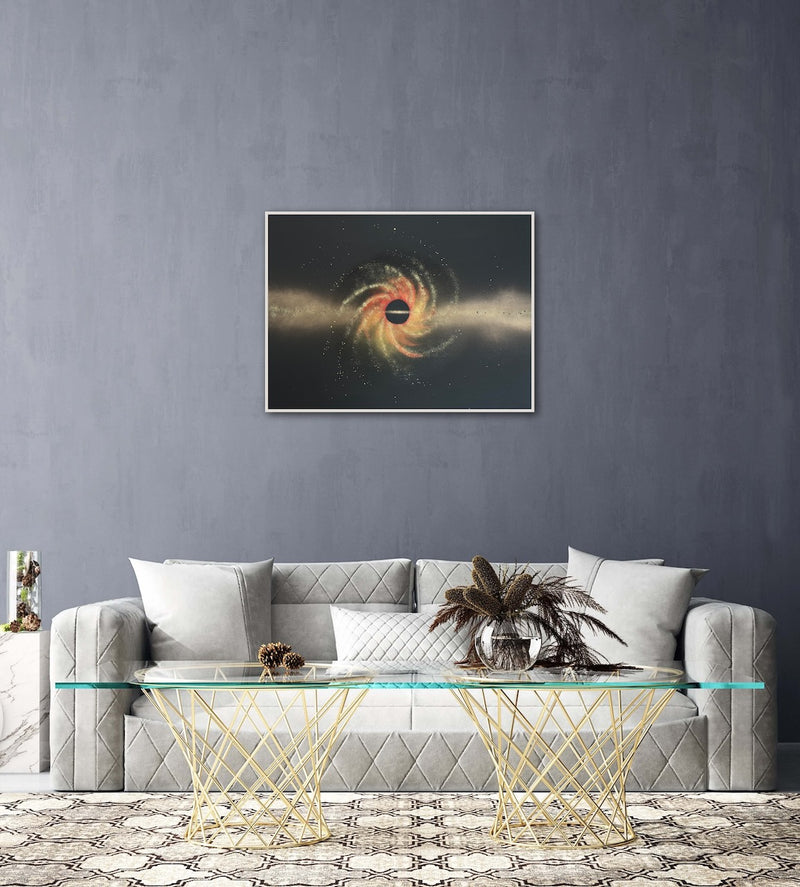 60 x 80 cm, Unikat, 'Dark Star' (HW1-566) -  von Hagen Wieland