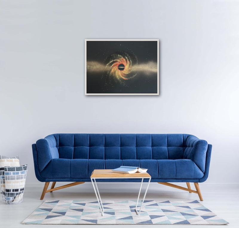 60 x 80 cm, Unikat, 'Dark Star' (HW1-566) -  von Hagen Wieland