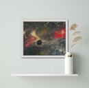 40 x 50 cm, Unikat, 'Dark Planet' (HW1-567) -  von Hagen Wieland