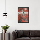 70 x 50 cm, Unikat, 'Red Universe' (HW1-569) -  von Hagen Wieland