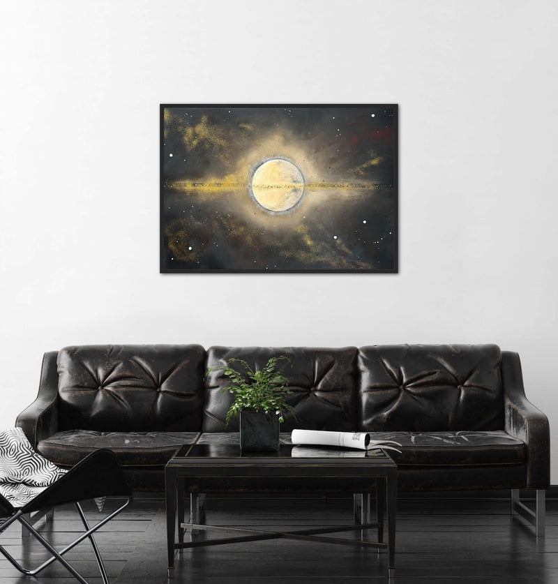 70 x 100 cm, Unikat, 'Tatooine' (HW1-571) -  von Hagen Wieland