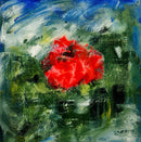 70 x 70 cm, Unikat, 'Sonnenuntergang über San Franzisko' (HW1-844) -  von Hagen Wieland