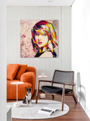 100 x 100 cm, Unikat, 'Taylor Swift' (UBI17-810) - Acrylgemälde von Ute Bivona