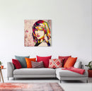 100 x 100 cm, Unikat, 'Taylor Swift' (UBI17-810) - Acrylgemälde von Ute Bivona