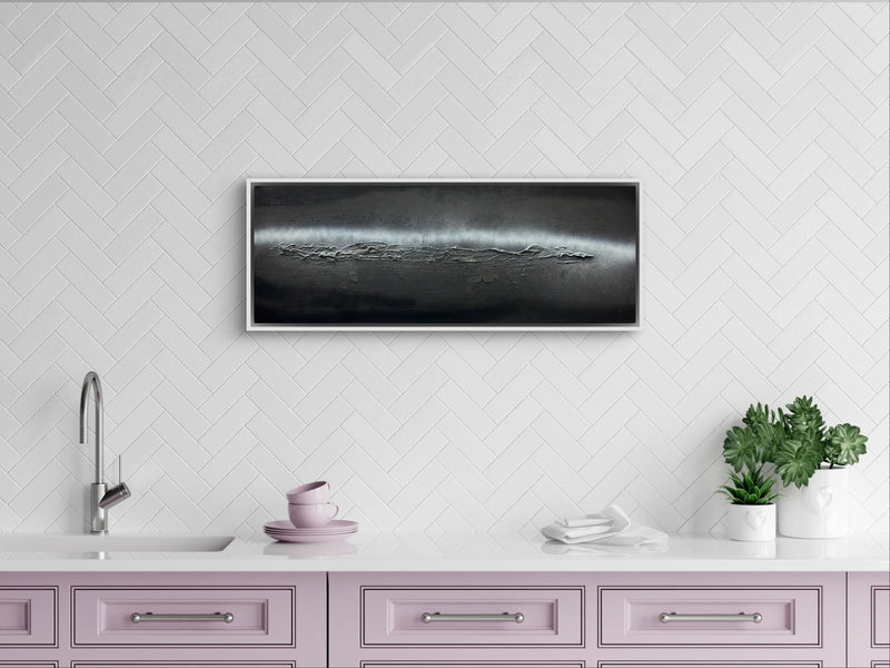 30 x 80 cm, Unikat, 'Winterwonderland 1' (HW1-825) -  von Hagen Wieland