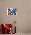 50 x 70 cm, Unikat, 'Blumenwiese' (HW1-841) -  von Hagen Wieland