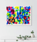 50 x 70 cm, Unikat, 'Blumenwiese' (HW1-841) -  von Hagen Wieland