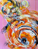 100 x 80 cm, Unikat, 'Always by your side' (UBI17-767) - Acrylgemälde von Ute Bivona