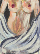 80 x 60 cm, Unikat, 'Tuchfühlung' (JLB19-555) - Acrylgemälde von Janus Lichtenberg