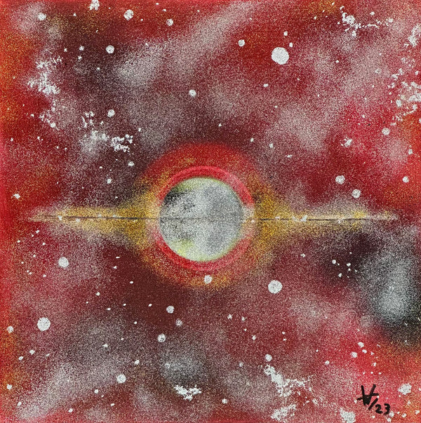 30 x 30 cm, Unikat, 'Coruscant' (HW1-570) -  von Hagen Wieland