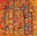 40 x 40 cm, Unikat, 'Door to Heaven II' (SVS21-587) - Öl-/Acrylgemälde von Suzanne Vivien Sommer