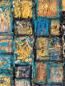 40 x 40 cm, Unikat, 'Door to Heaven III' (SVS21-588) - Öl-/Acrylgemälde von Suzanne Vivien Sommer