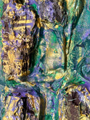 30 x 20 cm, Unikat, 'Pine Forest II' (SVS21-591) - Öl-/Acrylgemälde von Suzanne Vivien Sommer