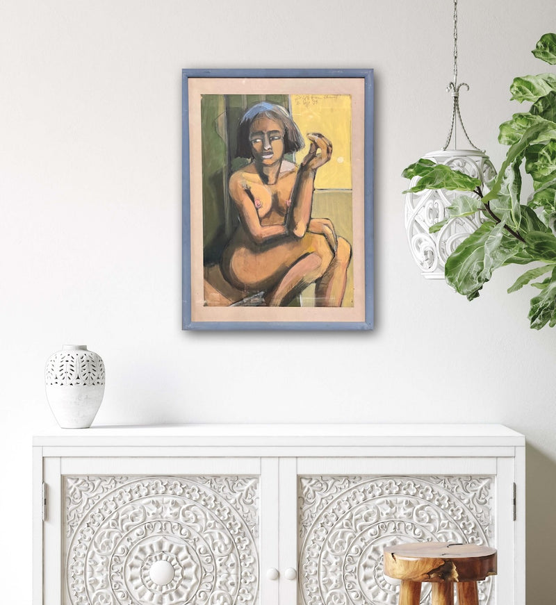 74 x 54 cm, Unikat, 'Badende 2' (TP4-292) -  von Thomas Popp