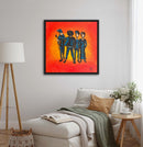 60 x 60 cm, Unikat, 'Jackson' (HW1-529) - Acrylgemälde von Hagen Wieland