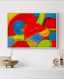 50 x 70 cm, Unikat, 'Manege' (HW1-741) - Ölgemälde von Hagen Wieland