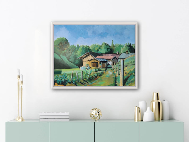 54 x 74 cm, Unikat, 'Im Wiesengrund' (TP4-288) -  von Thomas Popp