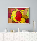 60 x 80 cm, Unikat, 'Herz' (HW1-744) - Ölgemälde von Hagen Wieland