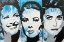 60 x 90 cm, Unikat, 'Trio' (HW1-800) - Acrylgemälde von Hagen Wieland (Triptychon)