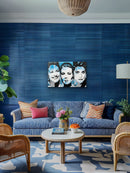 60 x 90 cm, Unikat, 'Trio' (HW1-800) - Acrylgemälde von Hagen Wieland (Triptychon)