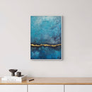 70 x 50 cm, Unikat, '"Golden Wave" (Remix)' (CLD13-760) -  von Clémentine Daudier