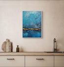 70 x 50 cm, Unikat, '"Golden Wave" (Remix)' (CLD13-760) -  von Clémentine Daudier