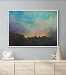 65 x 90 cm, Unikat, 'Golden Sunset no.1 (quiet)' (CLD13-757) -  von Clémentine Daudier