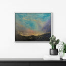 40 x 50 cm, Unikat, 'Golden Sunset no.2 "Swipe"' (CLD13-761) -  von Clémentine Daudier