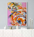 100 x 80 cm, Unikat, 'Always by your side' (UBI17-767) - Acrylgemälde von Ute Bivona