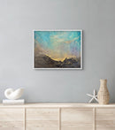 40 x 50 cm, Unikat, 'Golden Sunset no. 1' (CLD13-759) -  von Clémentine Daudier