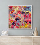 70 x 70 cm, Unikat, 'A princess´ dream' (UBI17-779) - Acrylgemälde von Ute Bivona