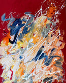 100 x 80 cm, Unikat, 'I want you so badly' (UBI17-765) - Acrylgemälde von Ute Bivona