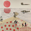 56 x 56 cm, Unikat, 'Das ist keine Regenwolke' (KATR11-326) -  von Katharina Reusch