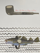 56 x 56 cm, Unikat, 'Das ist keine Regenwolke' (KATR11-326) -  von Katharina Reusch