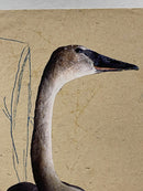 39 x 39 cm, Unikat, 'Der Schwan' (KATR11-329) -  von Katharina Reusch