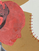 34 x 34 cm, Unikat, 'Reparatur 2' (KATR11-333) -  von Katharina Reusch