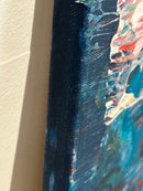 100 x 100 cm, Unikat, 'Just Happy' (LPH26-670) - Acrylgemälde von C. F. Leipholz