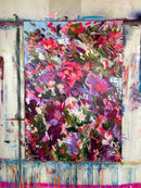 100 x 70 cm, Unikat, 'Purple Spring' (UBI17-716) - Acrylgemälde von Ute Bivona