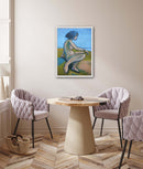 70 x 50 cm, Unikat, 'Badende (sich erhebend)' (TP4-466) -  von Thomas Popp