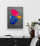 70 x 50 cm, Unikat, 'Dreiklang Dimensionen' (HW1-839) -  von Hagen Wieland