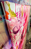 100 x 70 cm, Unikat, 'Love is all around me' (UBI17-714) - Acrylgemälde von Ute Bivona