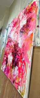 100 x 70 cm, Unikat, 'Love is all around me' (UBI17-714) - Acrylgemälde von Ute Bivona