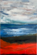 120 x 80 cm, Unikat, 'Orange County 1' (HW1-700) - Acrylgemälde von Hagen Wieland