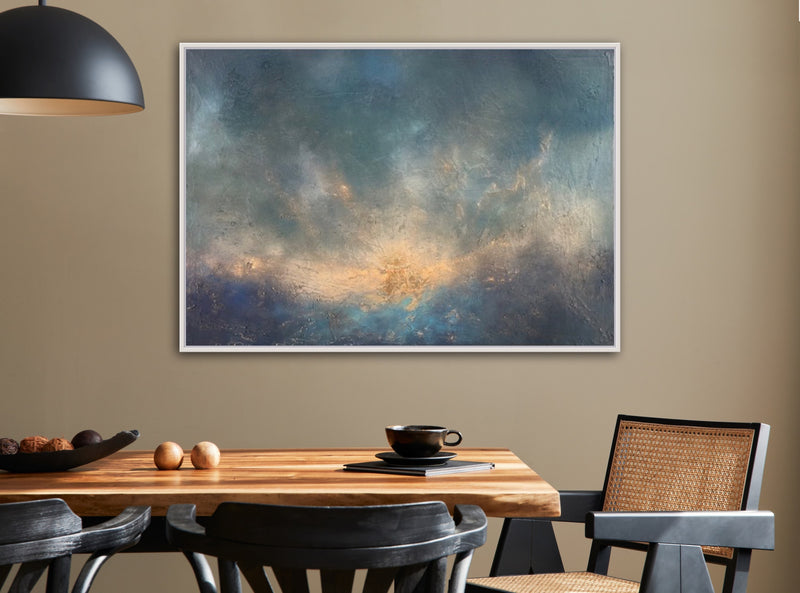 70 x 100 cm, Unikat, 'Dramatic Sky 70' (CLD13-481) -  von Clémentine Daudier