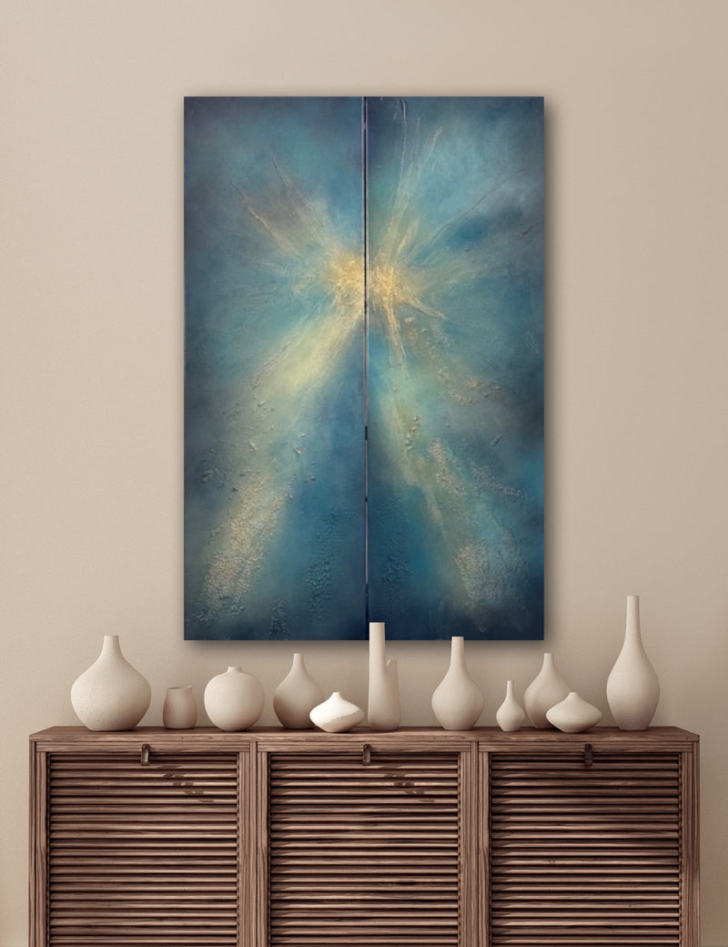 120 x 80 cm, Unikat, 'Angel Wings' (CLD13-484) -  von Clémentine Daudier